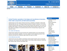 Tablet Screenshot of centralprecision.co.uk